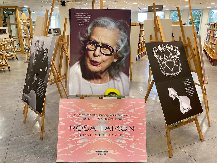 Utställningen "Rosa Taikon konsten och kampen"